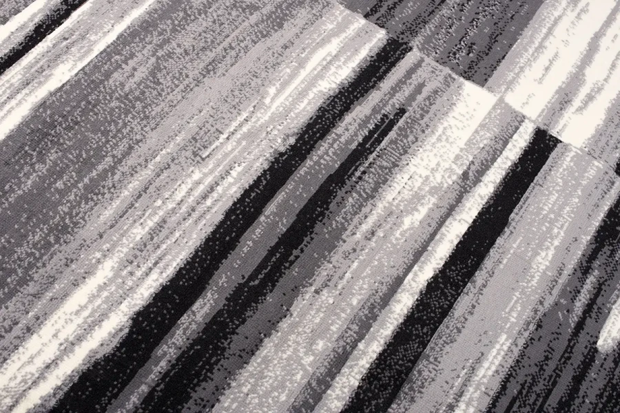 Dywan Modern Rugs - Standard F809A Dark Gray