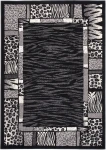 Dywan Modern Rugs - STANDARD J316B Black