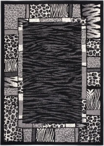 Dywan Modern Rugs - STANDARD J316B Black