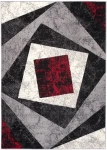 Dywan Modern Rugs - STANDARD K855A Black