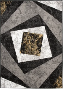 Dywan Modern Rugs - STANDARD K855G Black