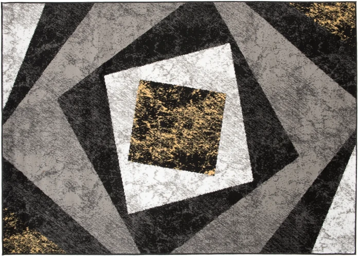 Dywan Modern Rugs - Standard K855G Black