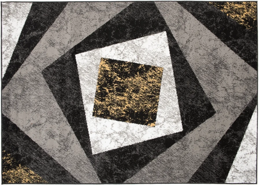 Dywan Modern Rugs - Standard K855G Black