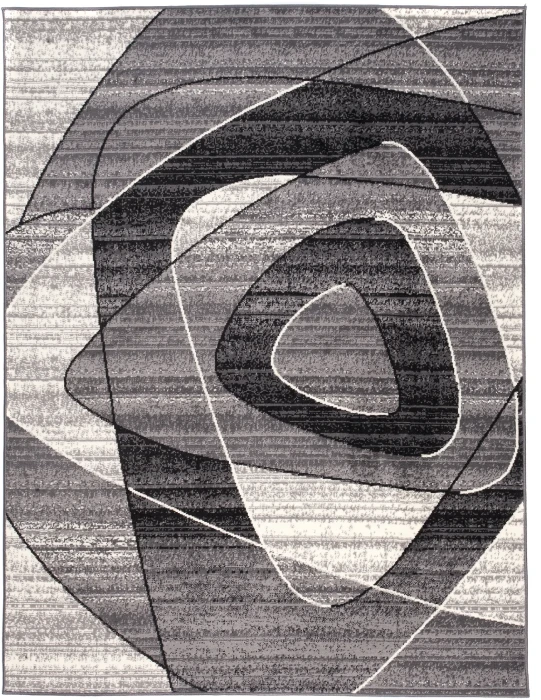 Dywan Modern Rugs - Standard K858A Dark Gray