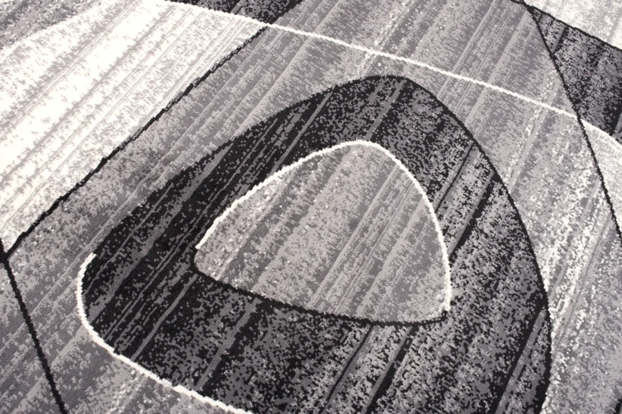Dywan Modern Rugs - Standard K858A Dark Gray