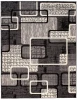 Dywan Modern Rugs - Standard K859A Dark Gray