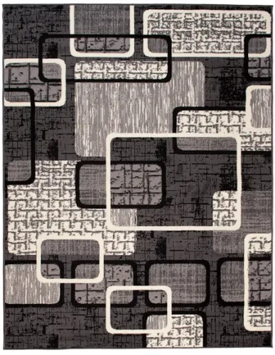 Dywan Modern Rugs - Standard K859A Dark Gray