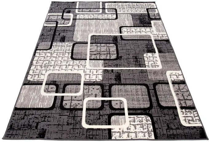 Dywan Modern Rugs - Standard K859A Dark Gray