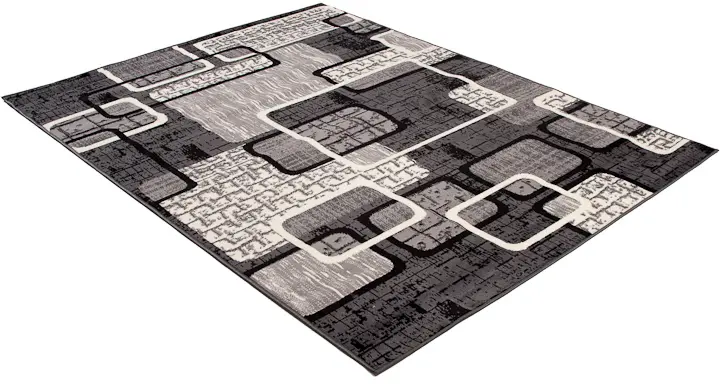 Dywan Modern Rugs - Standard K859A Dark Gray