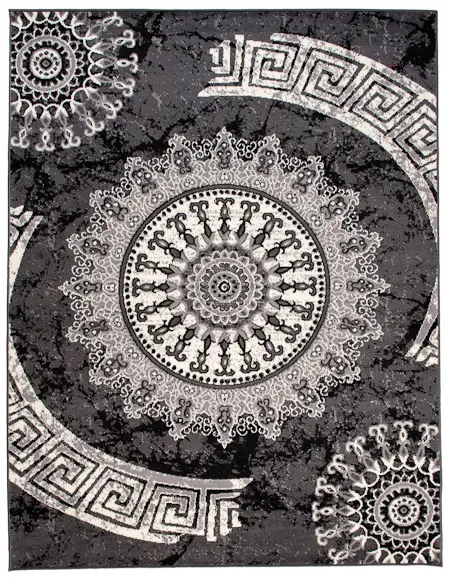 Dywan Modern Rugs - Standard K870A Dark Gray