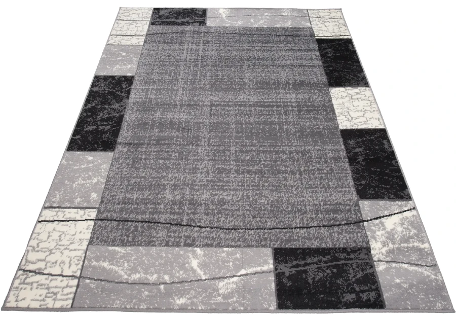Dywan Modern Rugs - Standard K872A Dark Gray