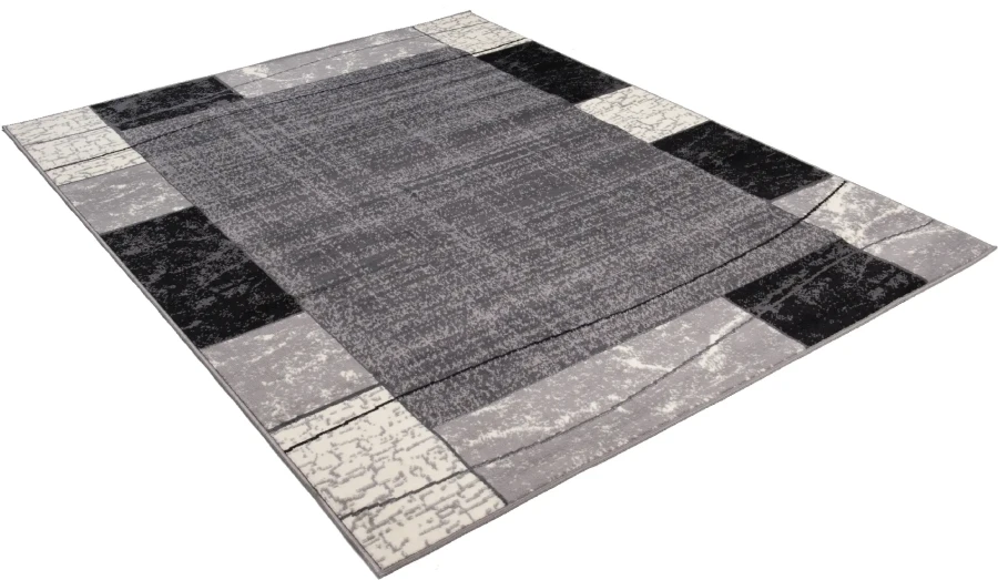 Dywan Modern Rugs - Standard K872A Dark Gray