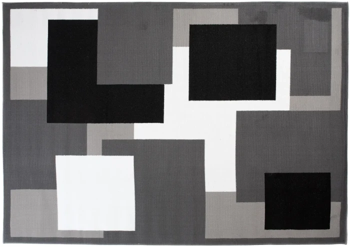 Dywan Modern Rugs - Standard T968A Dark Gray
