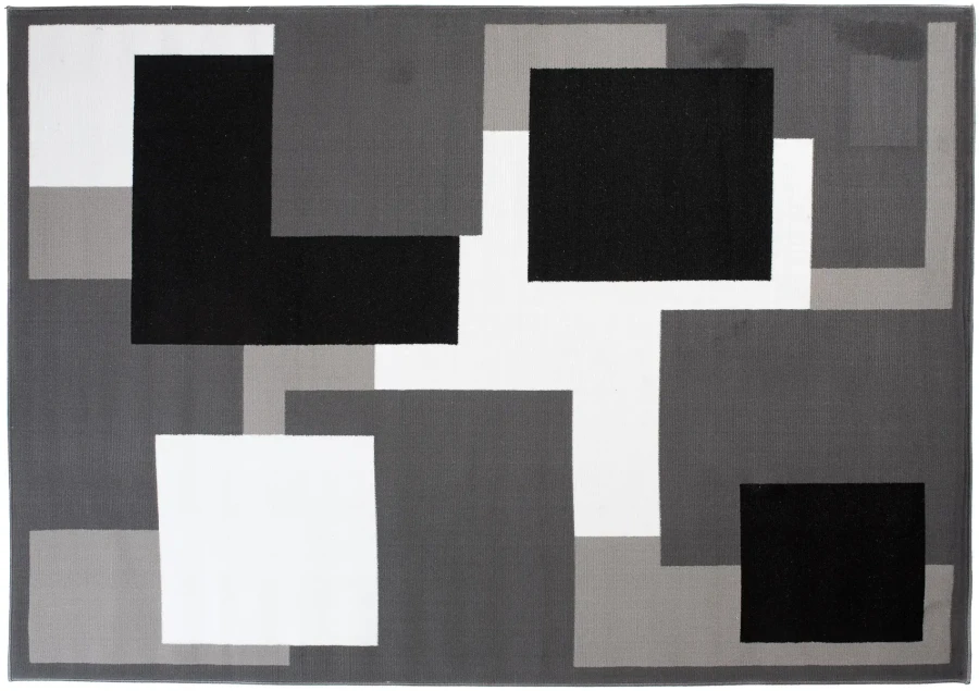 Dywan Modern Rugs - Standard T968A Dark Gray