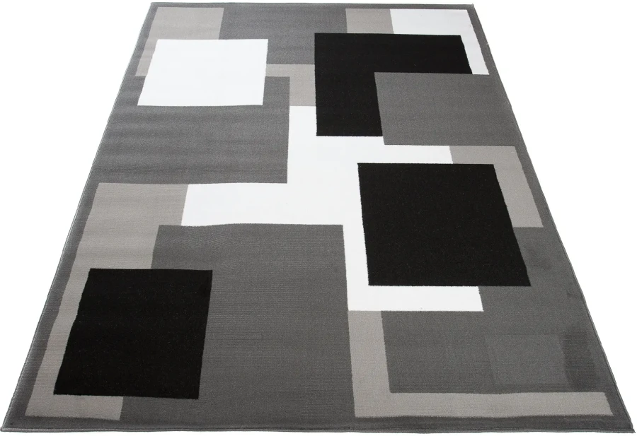 Dywan Modern Rugs - Standard T968A Dark Gray
