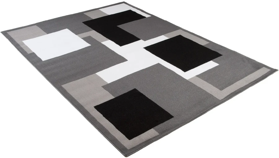 Dywan Modern Rugs - Standard T968A Dark Gray