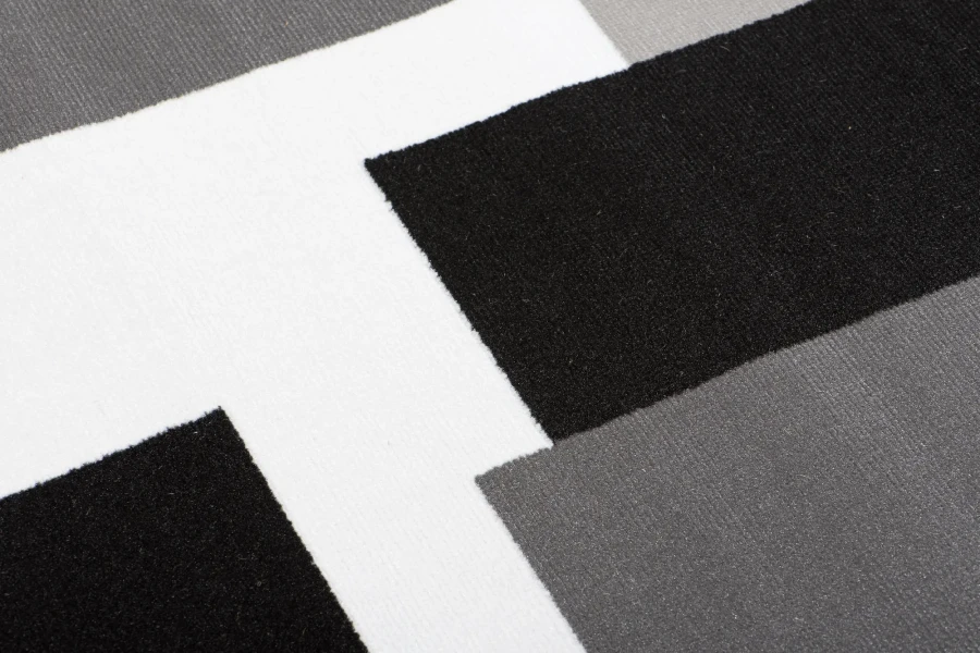 Dywan Modern Rugs - Standard T968A Dark Gray