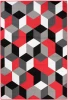 Dywan Modern Rugs - FUTURE Q545A Red