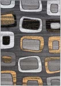 Dywan Modern Rugs - FUTURE T965C Dark Gray