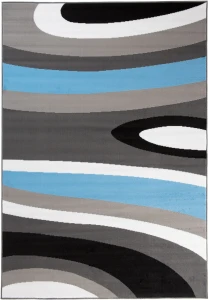 Dywan Modern Rugs - FUTURE Z895B Dark Gray