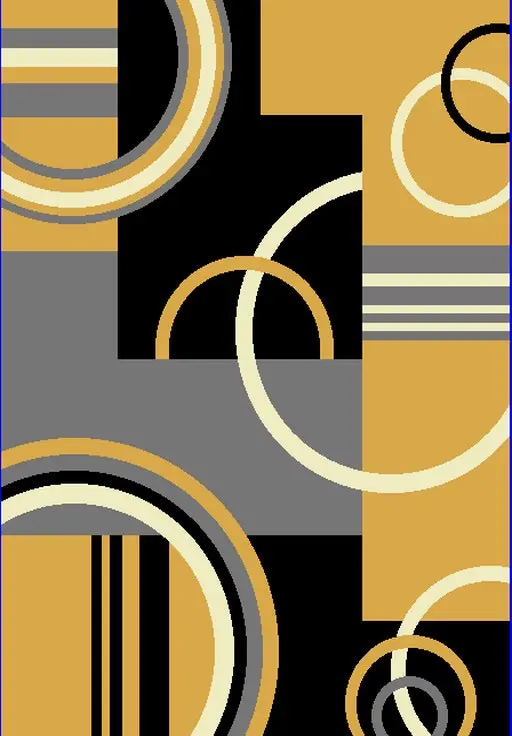 Dywan Modern Rugs - FUTURE Z897A Yellow