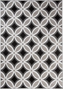 Dywan Modern Rugs - FUTURE Z898A Dark Gray