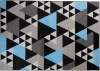 Dywan Modern Rugs - FUTURE Z900B Black