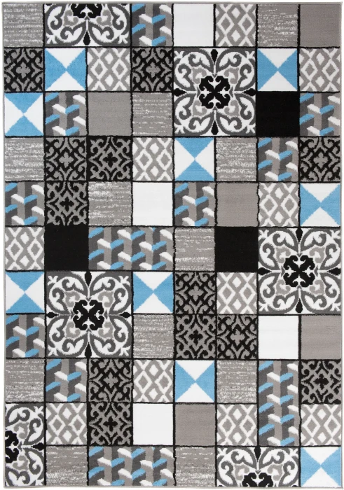 Dywan Modern Rugs - FUTURE Z906B Gray