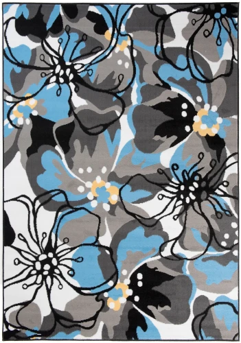 Dywan Modern Rugs - FUTURE Z907A Dark Gray