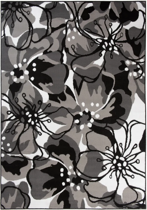 Dywan Modern Rugs - FUTURE Z907D Black