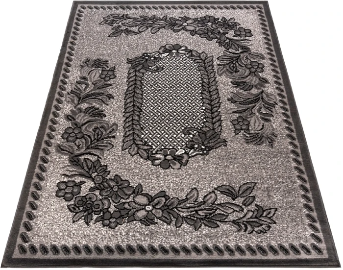 ywan Modern Rugs - Standard 7005-344 Gray