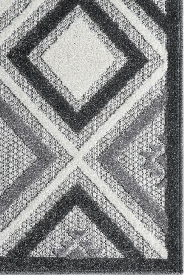 Dywan Modern Rugs - Unique ED38C Gray