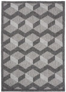 Dywan Modern Rugs - UNIQUE FG40A Dark Gray