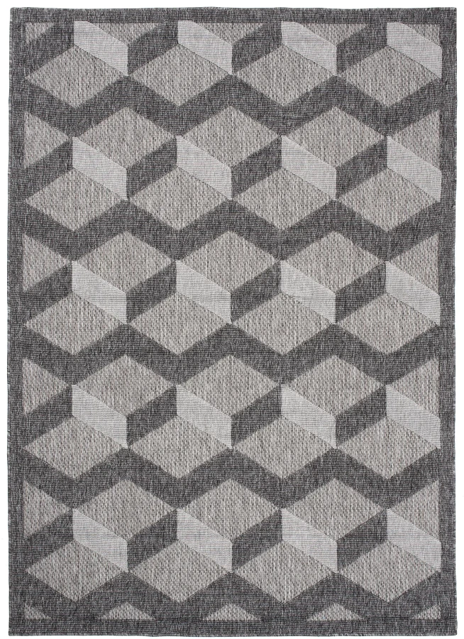Dywan Modern Rugs - Unique FG40A Dark Gray