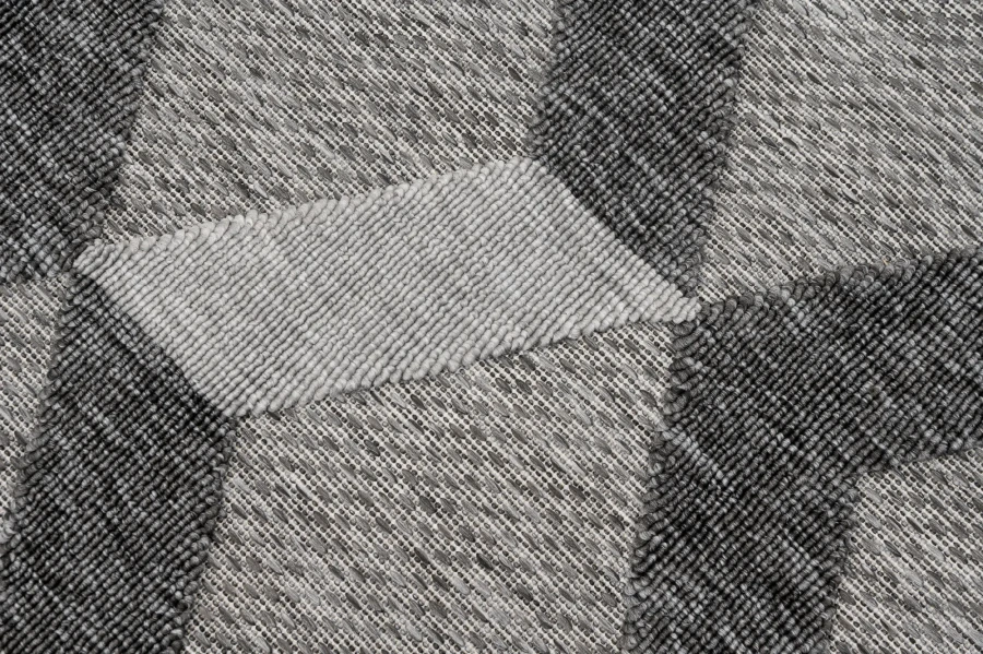 Dywan Modern Rugs - Unique FG40A Dark Gray
