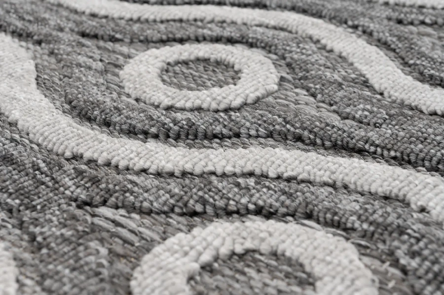 Dywan Modern Rugs - Unique FG81A Dark Gray