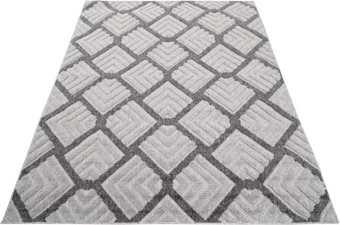 Dywan Modern Rugs - Unique T932A Light Gray