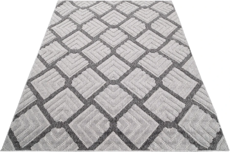 Dywan Modern Rugs - Unique T932A Light Gray