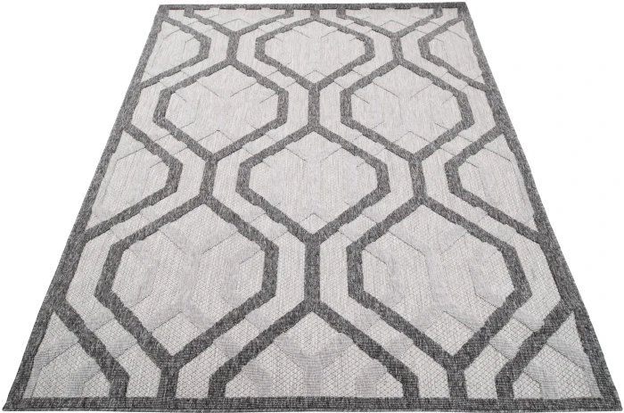 Dywan Modern Rugs - Unique T936A Light Gray