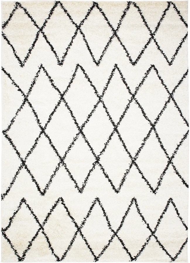 Dywan Modern Rugs - SHAGGY COLLECTION 6061A Black