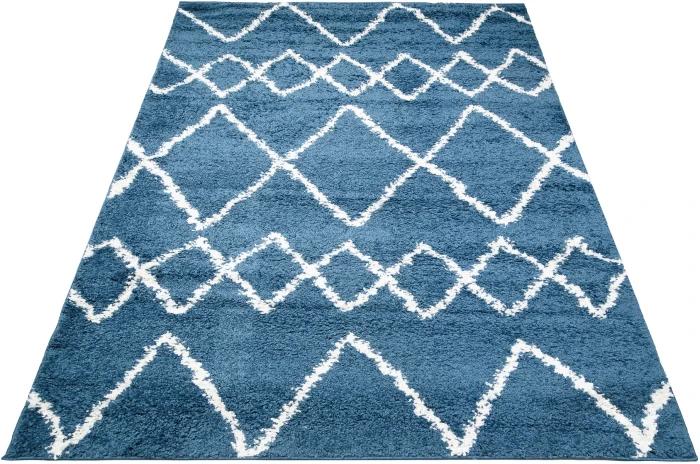 Dywan Modern Rugs - SHAGGY COLLECTION 6131B P.Blue