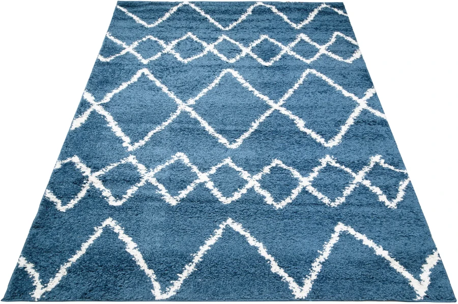 Dywan Modern Rugs - SHAGGY COLLECTION 6131B P.Blue