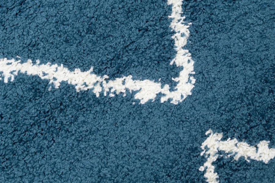 Dywan Modern Rugs - SHAGGY COLLECTION 6131B P.Blue