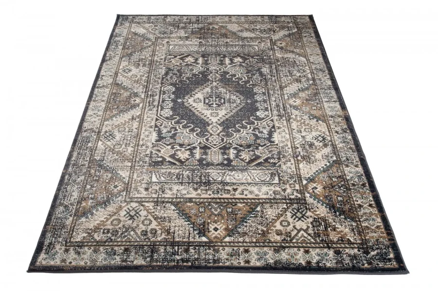 Dywan Modern Rugs - CLASSIC L429B Anthracite