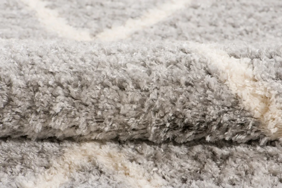 Dywan Modern Rugs - SHAGGY SOFT Q262A Gray