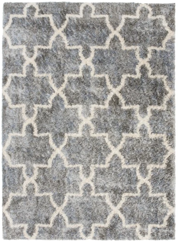 Dywan Modern Rugs - SHAGGY SOFT Q265A Dark Gray
