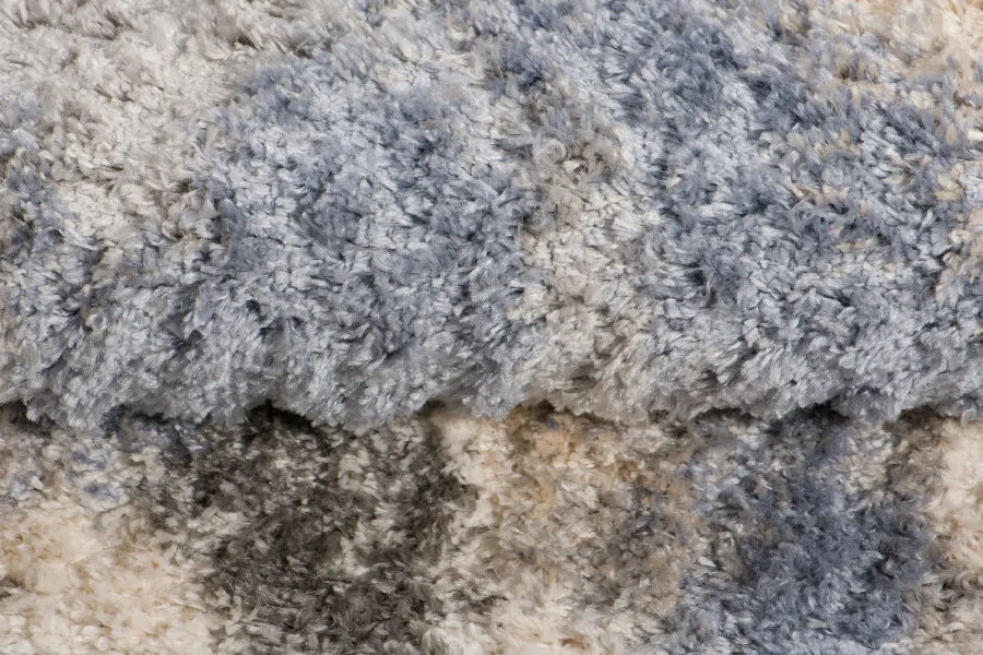 Dywan Modern Rugs - SHAGGY SOFT Q296A Dark Gray
