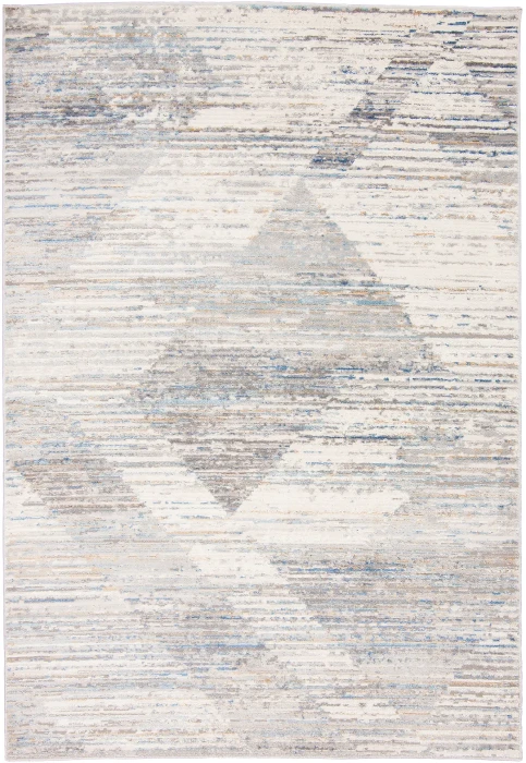 Dywan Modern Rugs - VARIOUS G501B White/D_Blue