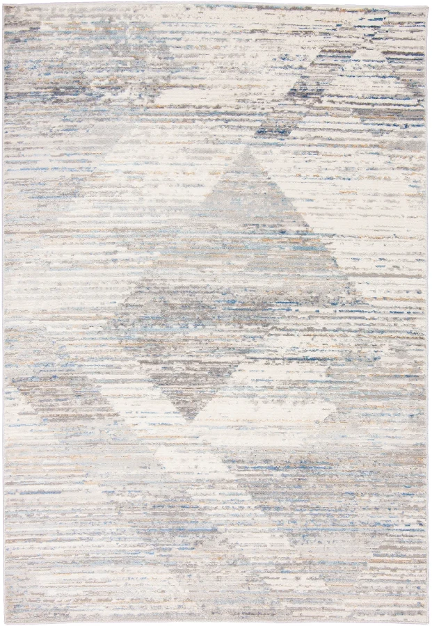 Dywan Modern Rugs - VARIOUS G501B White/D_Blue