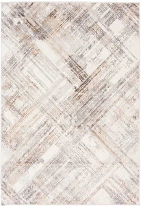 Dywan Modern Rugs - VARIOUS G505A White/D_Vizon